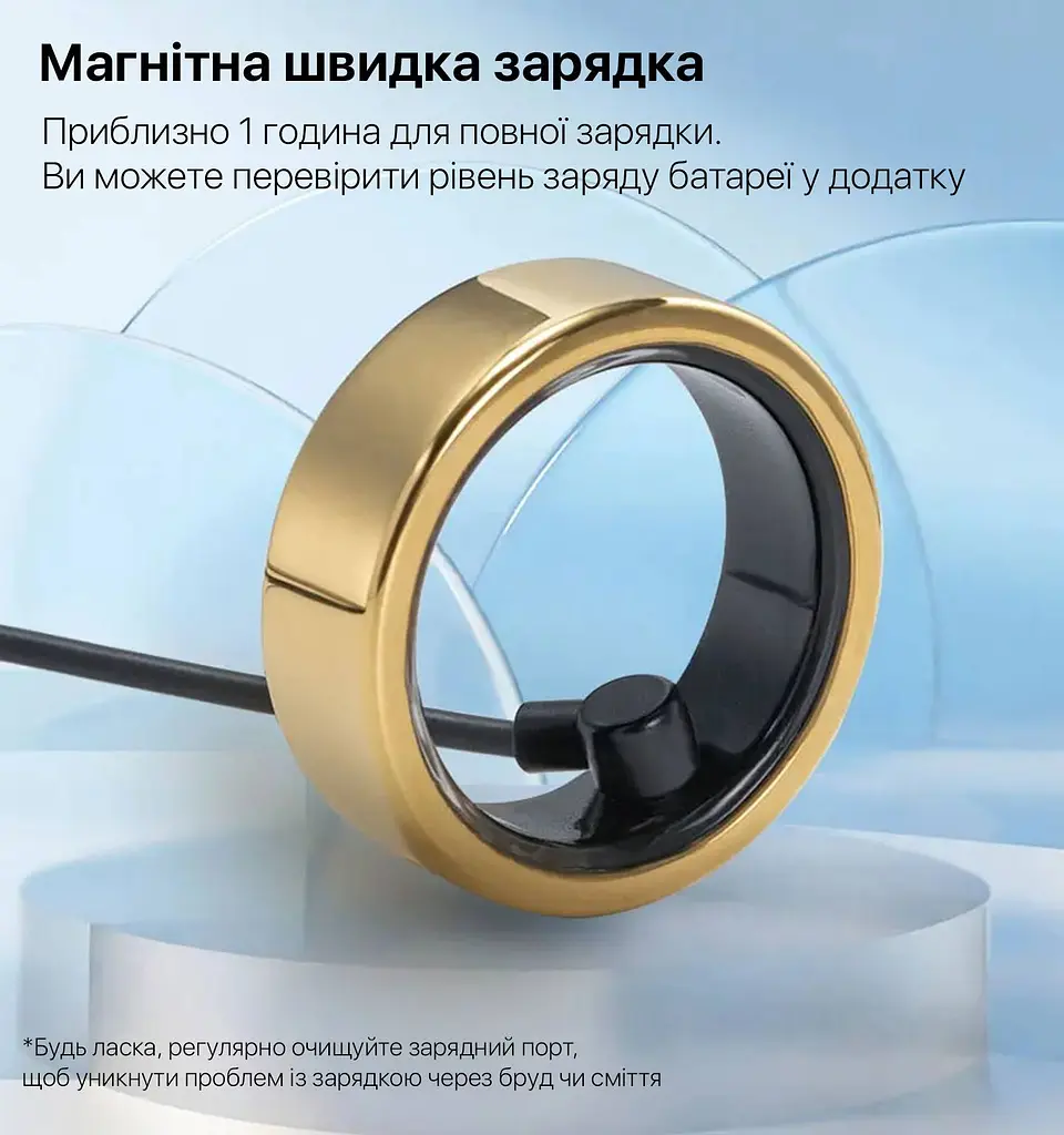 Смарт-кільце Inspire HSR02 10 Gold (HSR02-10-gold) - фото 6