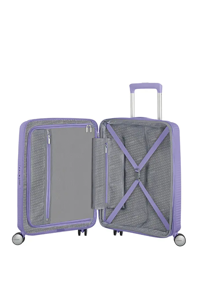 Чемодан American Tourister SOUNDBOX 55 см PURPLE 55x40x20/23 32G*82001 - фото 4