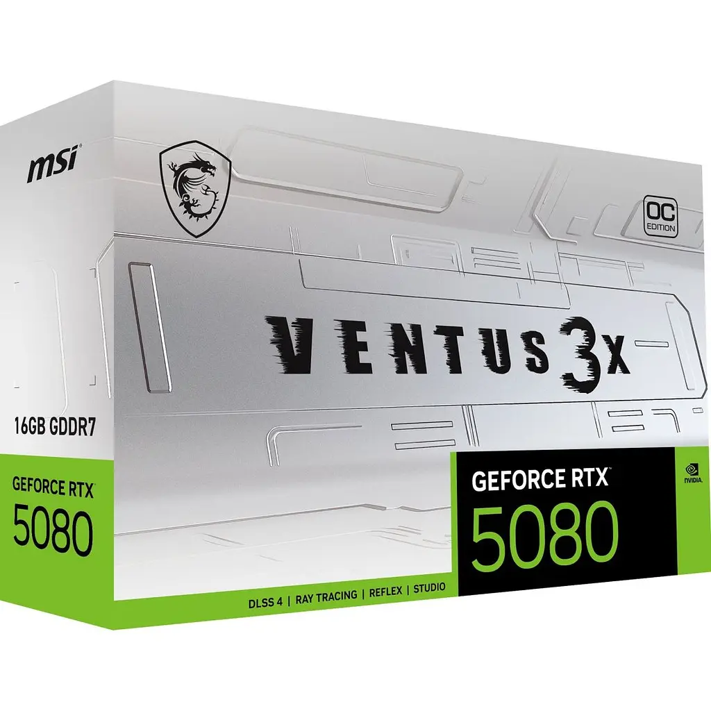 Відеокарта MSI GeForce RTX 5080 16GB Ventus 3X OC White [G5080-16V3CW] EU [127248] - фото 10