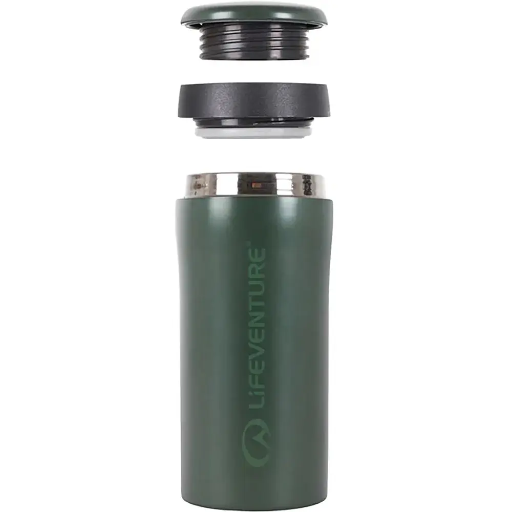 Термокухоль Lifeventure Thermal Mug Темно-зелений - фото 2