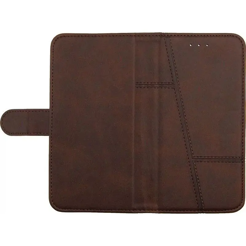 Чехол-книжка Toto Book Silicone Slide Universal Cover 5.6" (№1) Brown - фото 7
