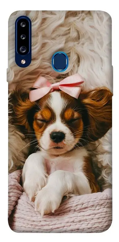 TPU чохол Demsky Sleepy spaniel для Samsung Galaxy A20s