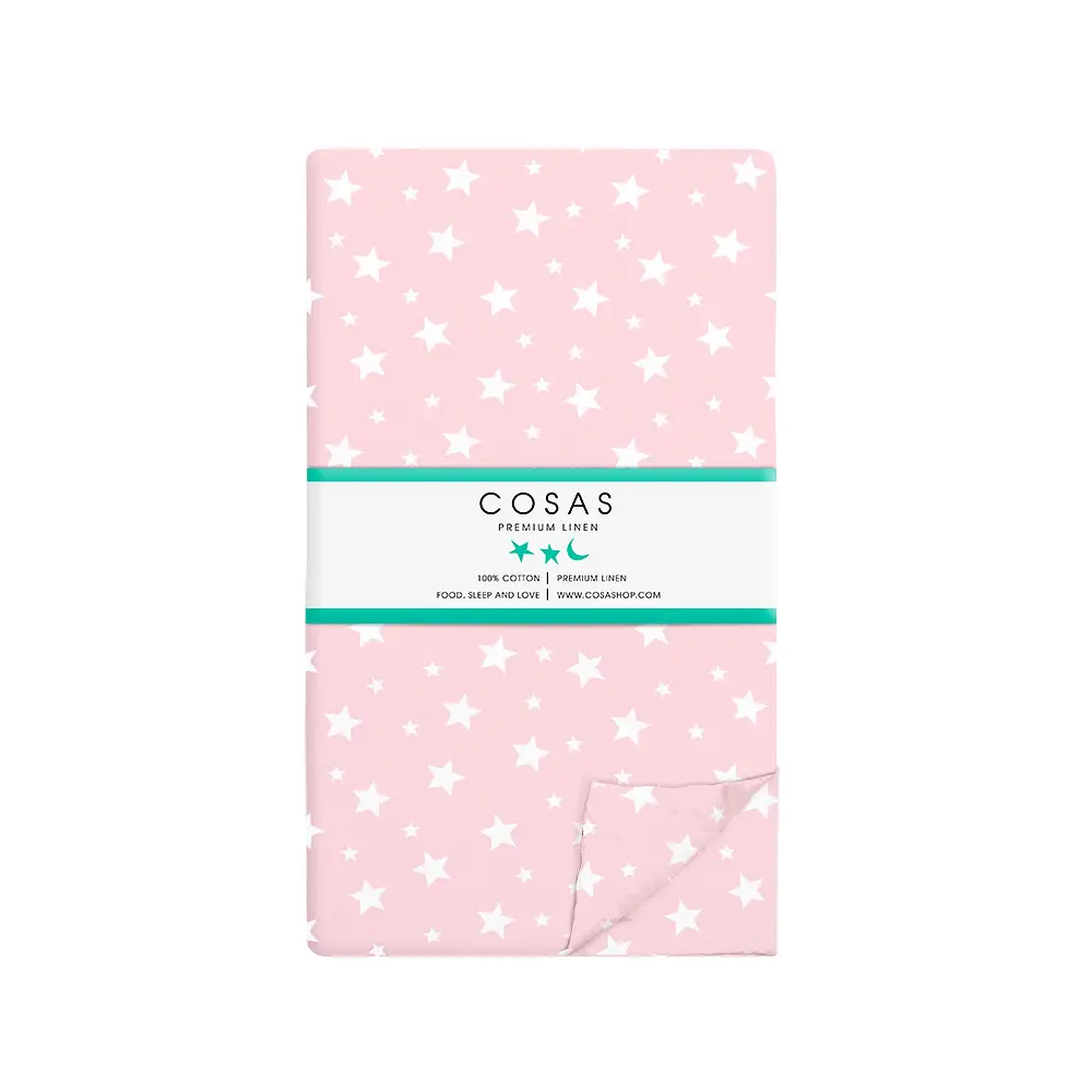 Комплект постільної білизни Cosas полуторний STARFALL 160 x 220 см (StarfallRose_Grey_160) - фото 4