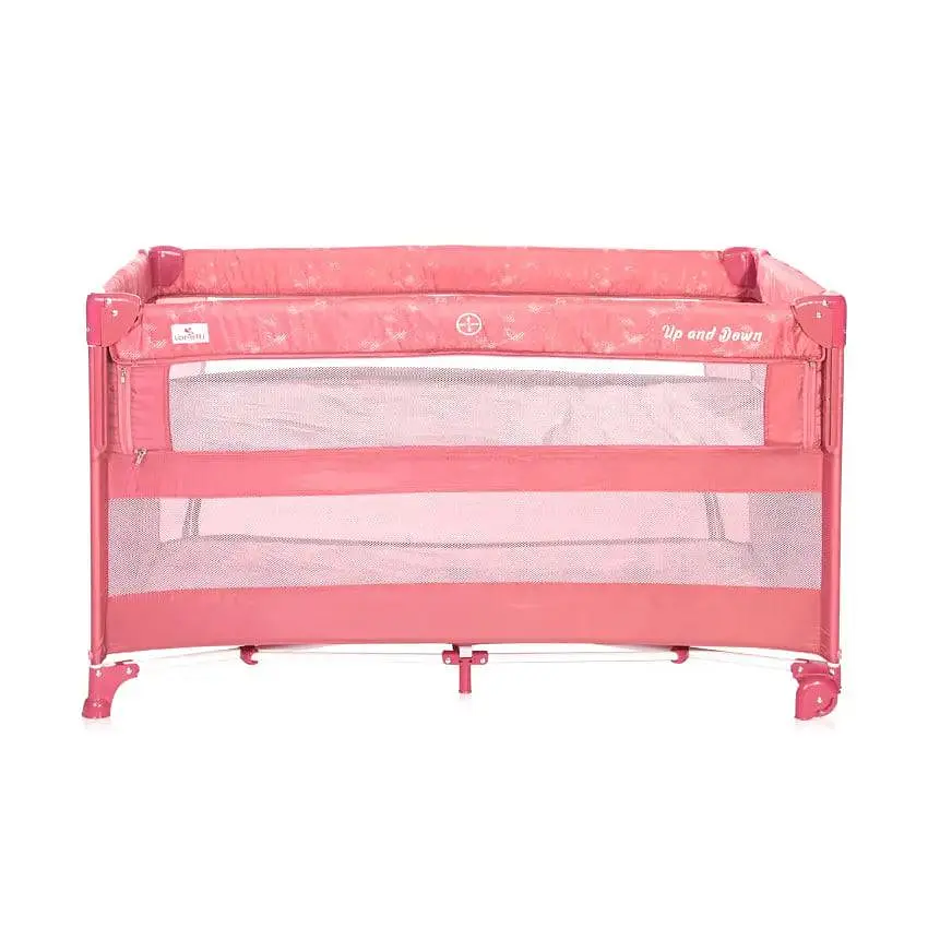 Манеж - кровать UP and DOWN Rose Velvet Unicorn Lorelli с рождения до 15 кг Розовый - фото 3