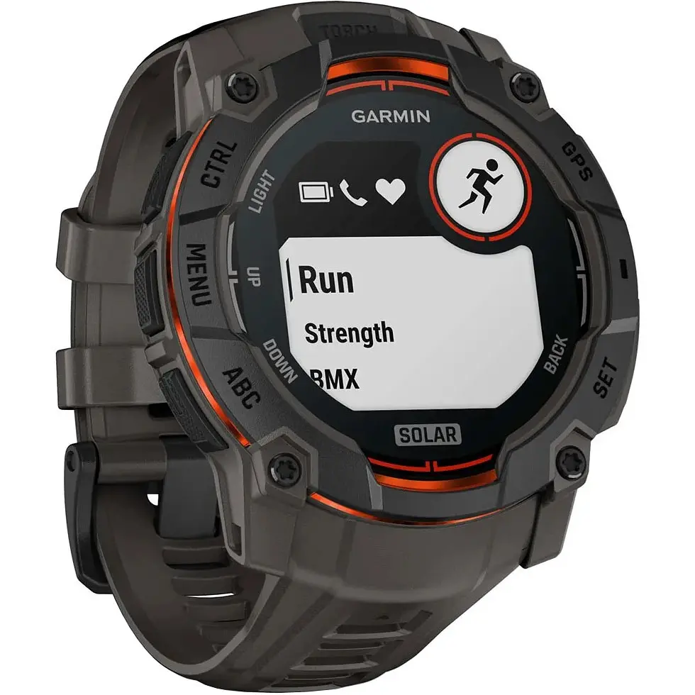 Смарт-годинник Garmin Instinct 3 50mm Solar Black Bezel with Charcoal Band (010-02935-00) - фото 8