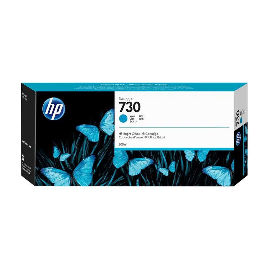 Картридж HP DJ No.730 300ml Cyan (P2V68A)