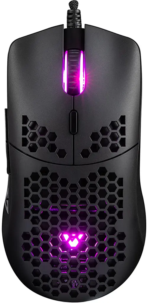 Мишка Modecom Shinobi 3360 Volcano ігрова 12000dpi 6 кнопок чорна - фото 8