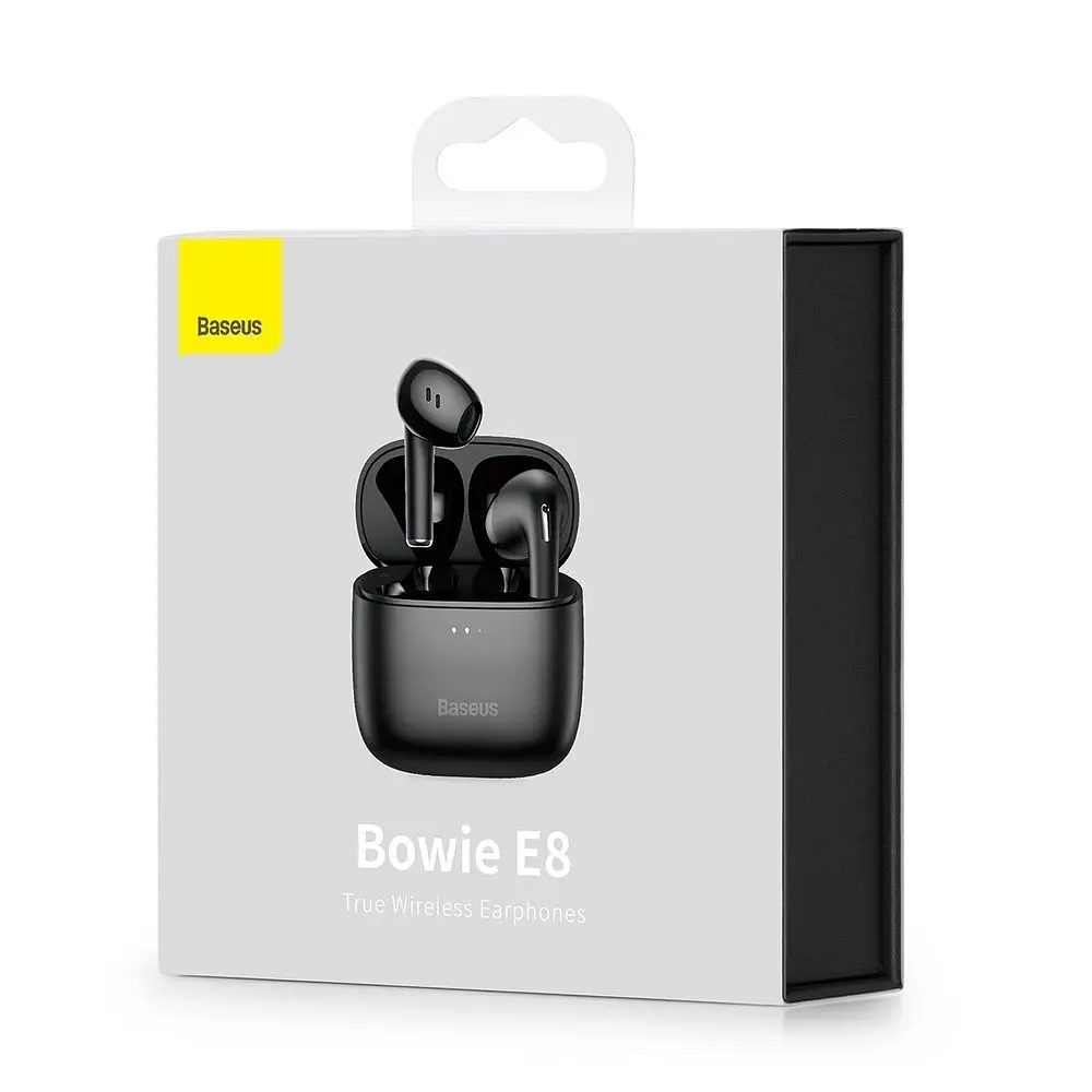 Беспроводные наушники Baseus True Wireless Earphones Bowie E8, IPX5, BT5.3, DCLL, 40mAh, 350mAh, 5h, Black NGE8-01 - фото 4