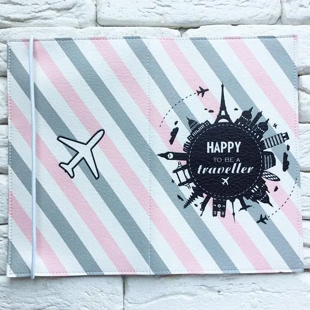 Тревел-кейс Happy to be a traveller еко шкіра - фото 2