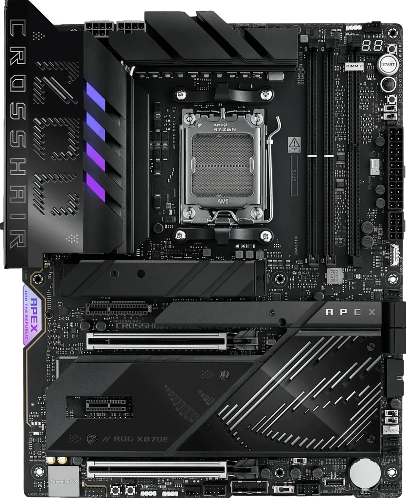Материнcька плата Asus X870E ROG Crosshair Apex Socket AM5 (ROG CROSSHAIR X870E APEX) - фото 2