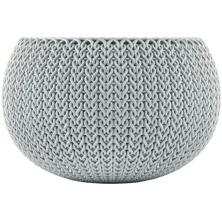 Подвесной горшок из кашпо для цветов Keter Cozies M серый 9.4 л (17201492934) - фото 3