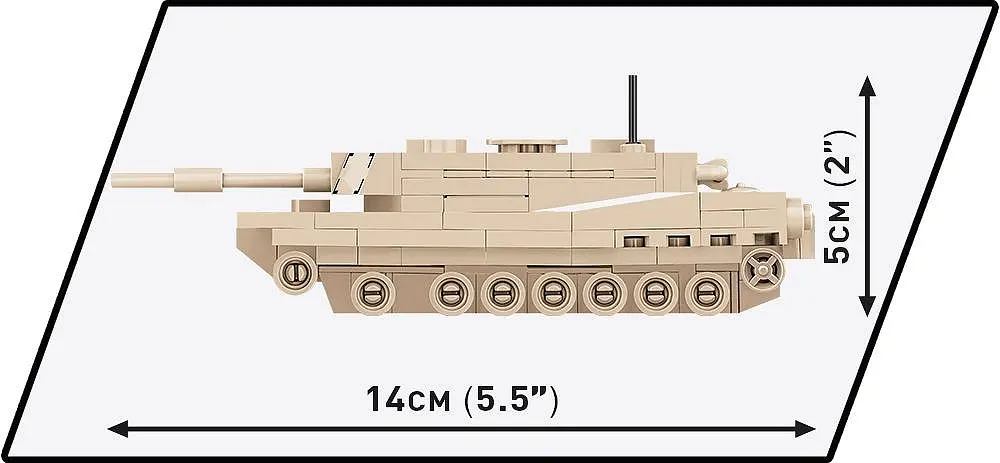 Конструктор COBI танк ЗСУ Abrams 3106 - фото 4