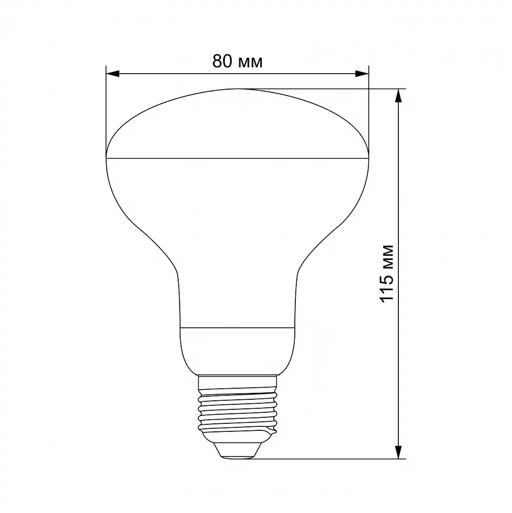 Лампа LED Videx Filament 09 W E27 1200 K (VL-R80FF-09271) - фото 3