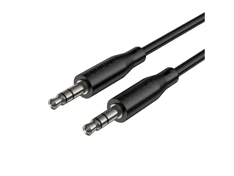 Кабель Borofone BL26 Jack 3.5mm (M/M) 1 m Black (6941991122170) - фото 2