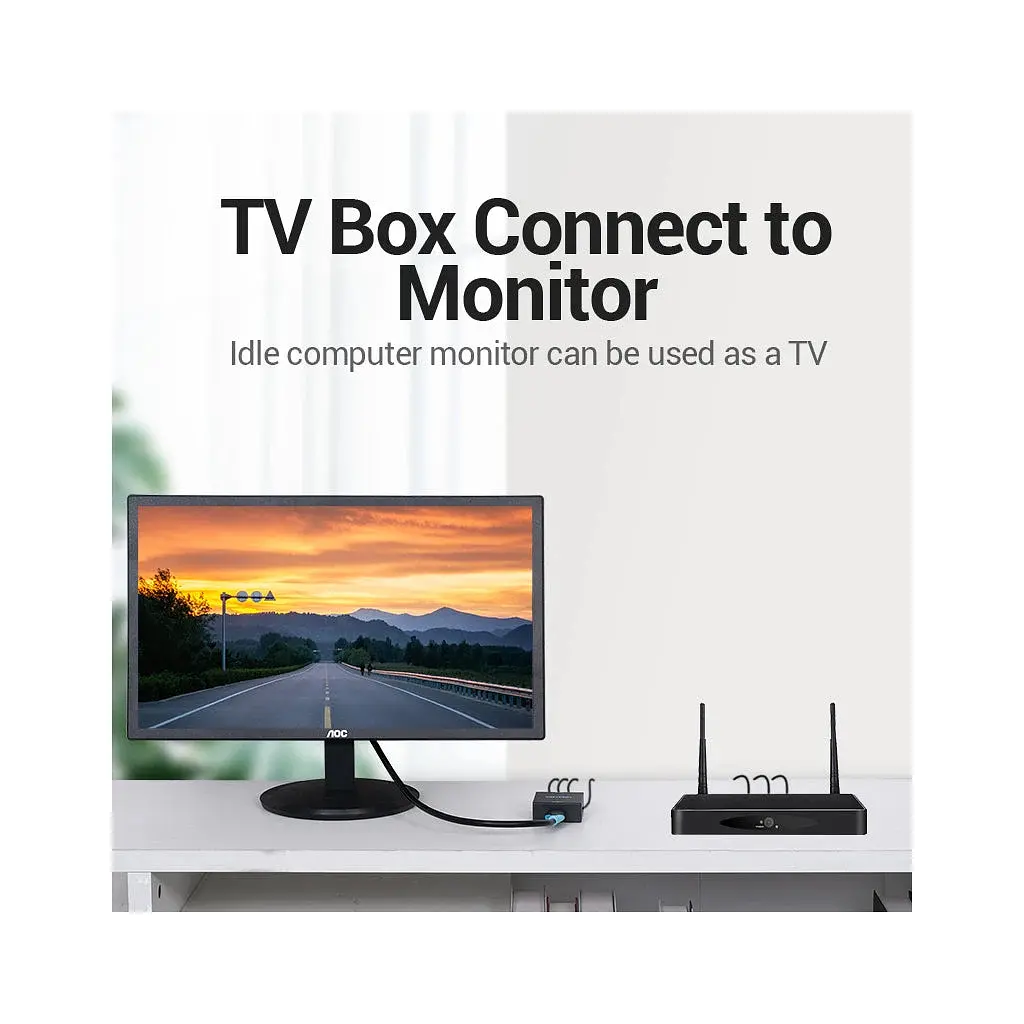 Конвертор RCA to HDMI black Vention (AEFB0) - фото 3