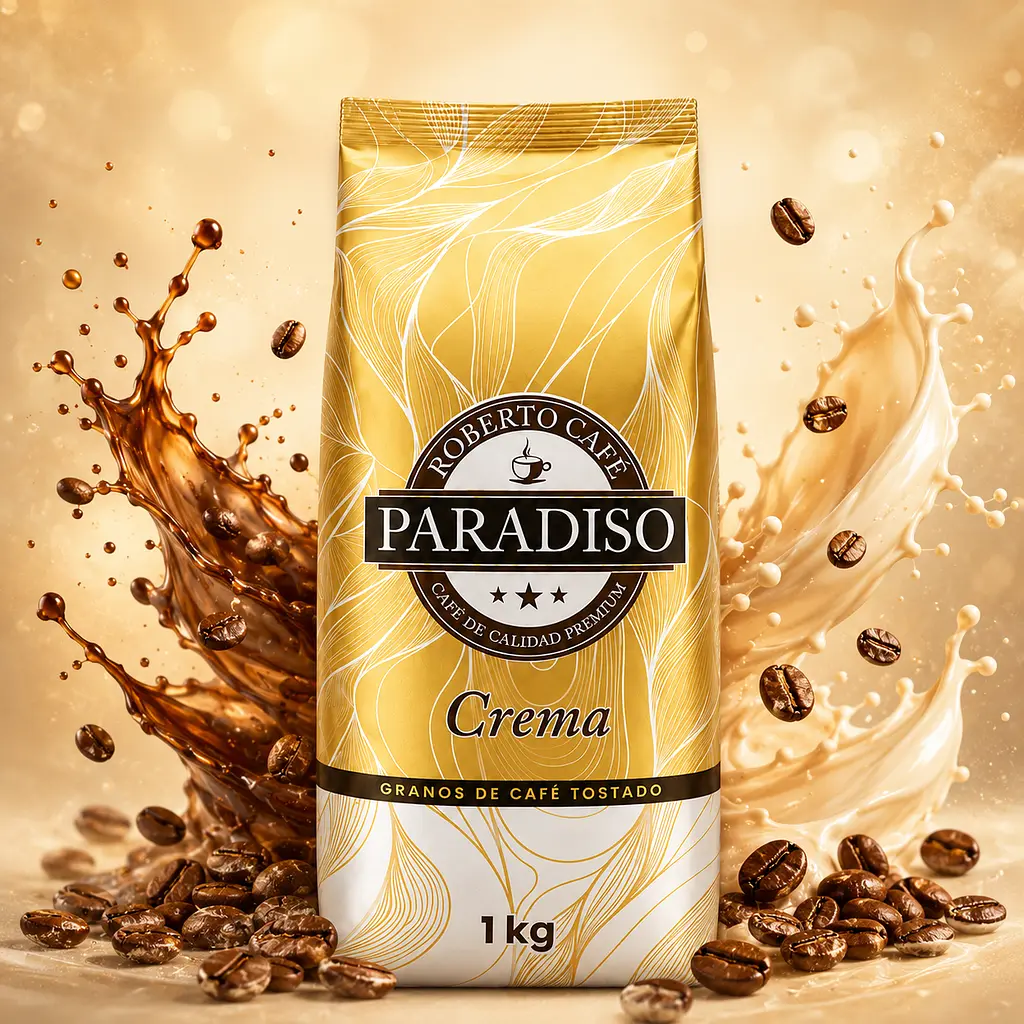 Кава в зернах Paradiso Crema 1 кг для кавомашини - фото 2
