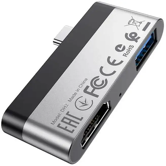 Адаптер розширювальний хаб Borofone DH2 - Type-C до 4K HDMI + USB 3.0 - фото 5