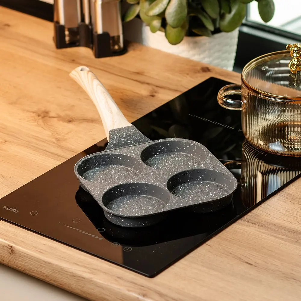 Сковорода для панкейков с антипригарным покрытием 19x19x2.7 см, серый Breakfast HP39570C - фото 2