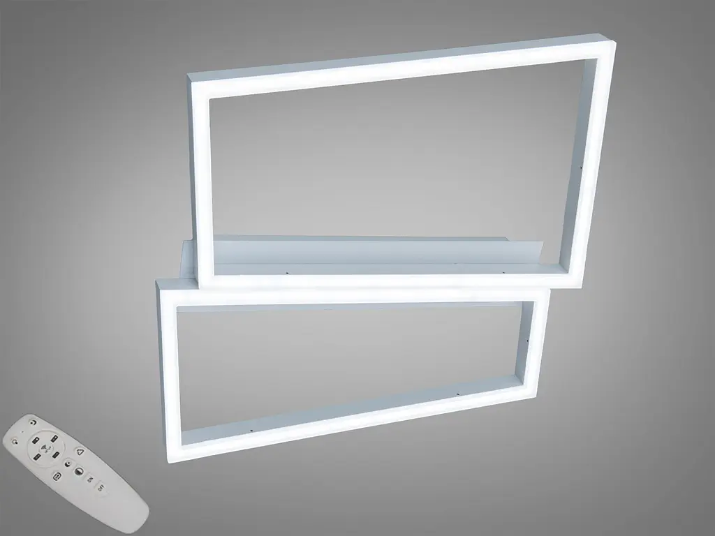 Сучасна LED-люстра Diasha 2552WH dimmer 57W, 3135 lm, 46x41 см з регулюванням світла - фото 2