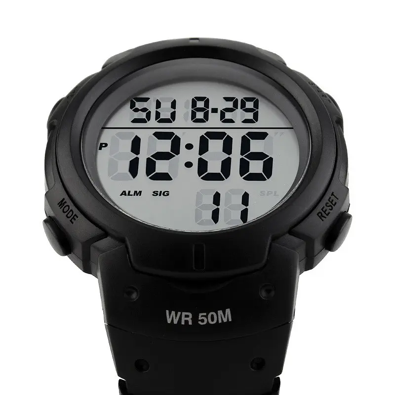 Наручний годинник чоловічий Skmei 1068 Black, 1068BK (12256) - фото 3
