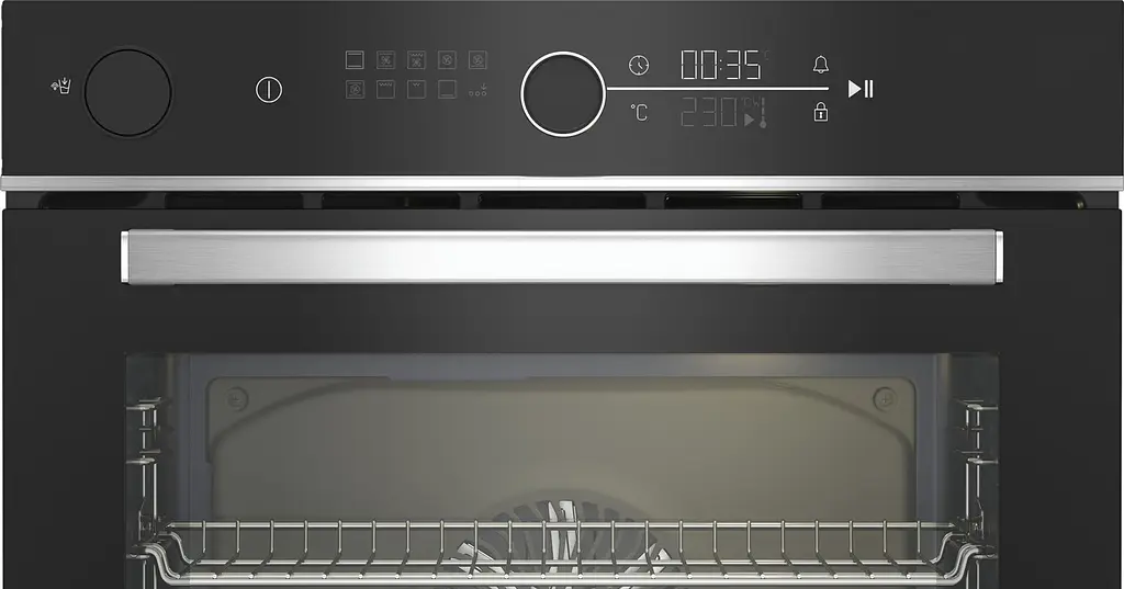 Духова шафа електрична Beko A+ дисплей конвекція телескопічні направляючі 72 л нержавіюча сталь - фото 4
