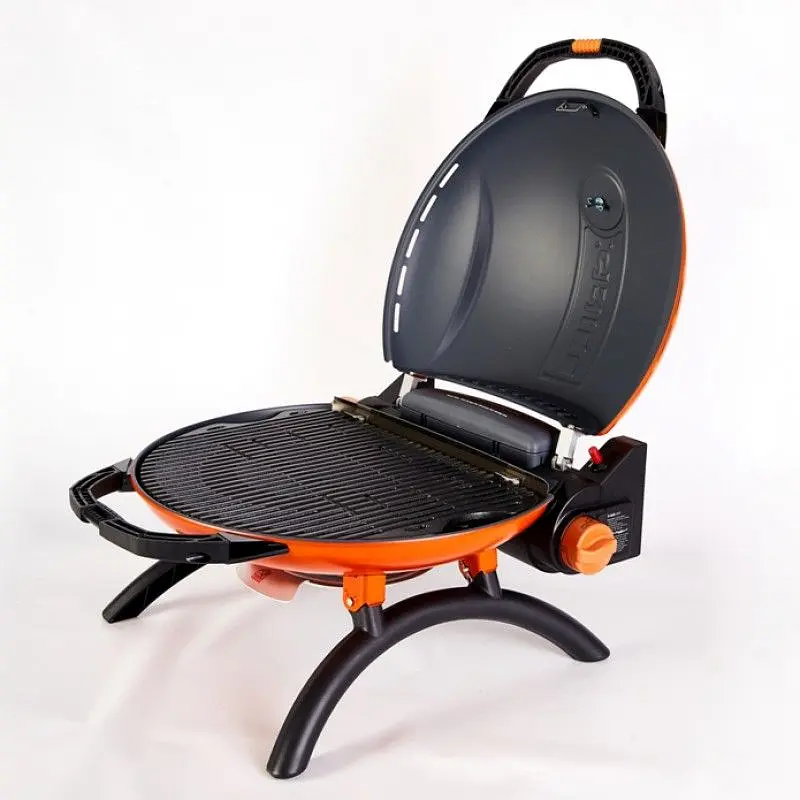 Портативный газовый гриль O-Grill 900 переносной, оранжевый + шланг в подарок! - фото 5