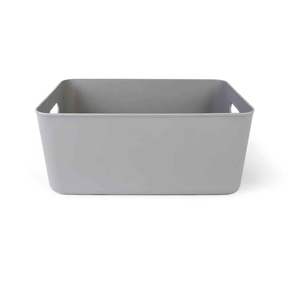 Ящик для хранения МВМ My Home FH-13 XL 360х257х160 мм серый (FH-13 XL GRAY) - фото 2