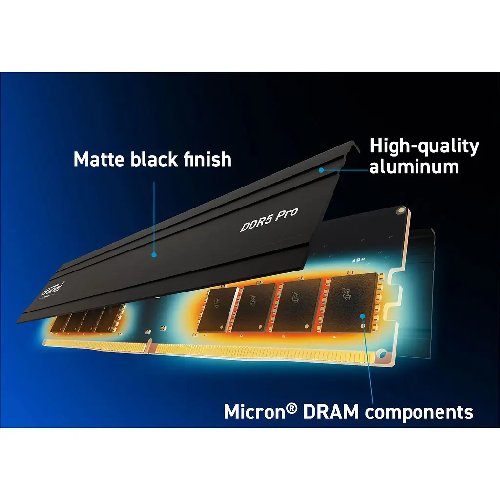 Модуль пам'яті DDR5 Crucial 2x48GB 5600MHz Pro (CP2K48G56C46U5) [147408] - фото 5