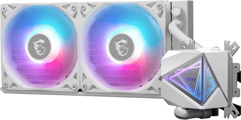 Водяне охолодження MSI MAG CoreLiquid I240 ARGB White (MAG CORELIQUID I240 WHITE) - фото 4