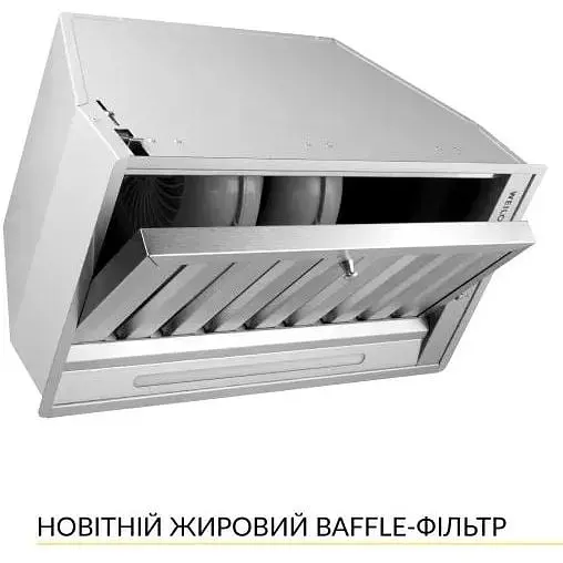 Витяжка вбудована Weilor PPE 5265 SS 1250 LED Strip - фото 2
