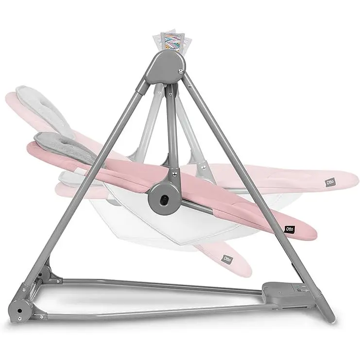 Кресло-качалка Lionelo Otto Pink Baby с игровой дугой розовое (LO-OTTO PINK BABY) - фото 5