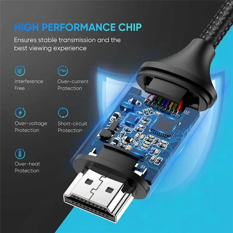 Кабель перехідник UGREEN MM142 USB Type-C для HDMI 4K Ultra HD (4K@60Hz; 1080P@144Hz) Aluminium Black 1m (25155) - фото 5