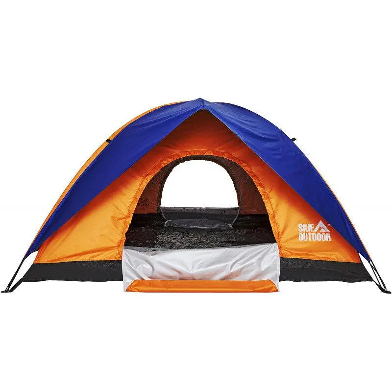Палатка Skif Outdoor Adventure II, 200x200 cm ц:помаранчевий-синій - фото 4