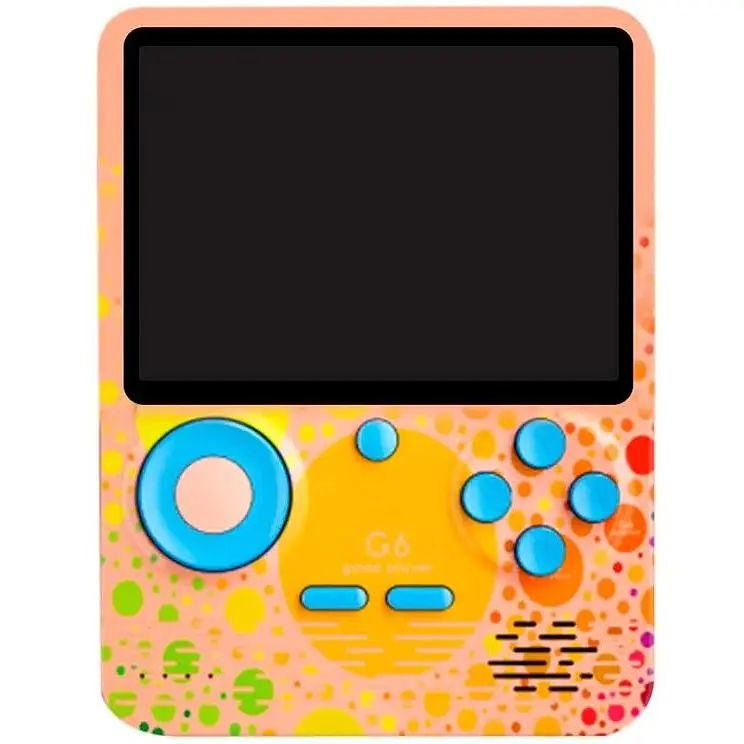 Ретро ігрова приставка SUP G6 Game Box Portable 500-games + Powerbank Pink [85277] - фото 2