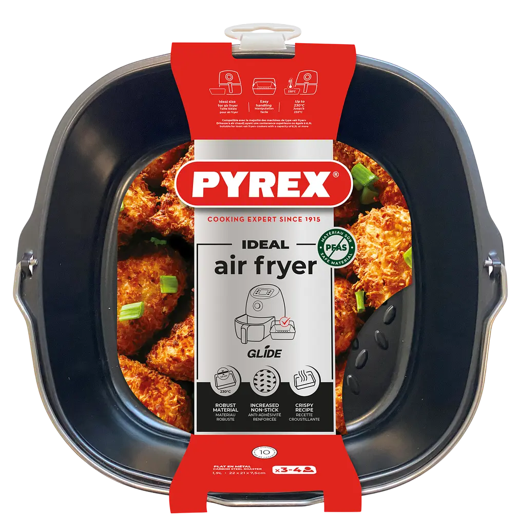Форма для запікання Pyrex AirFryer, 22х21х7.5 см (1.9 л) (7263055) - фото 4