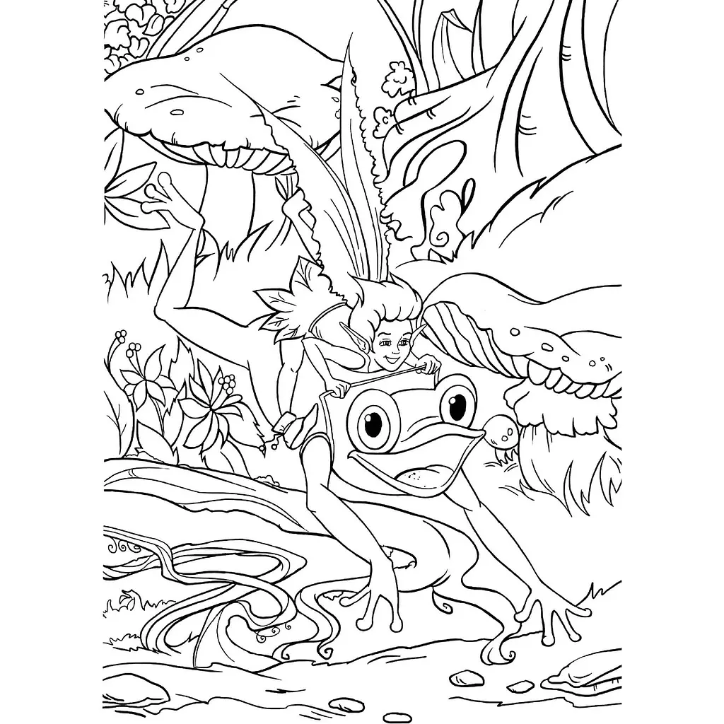 Розмальовка Богдан Чарівний світ ельфів 12 сторінок (978-966-10-1347-5) - фото 4