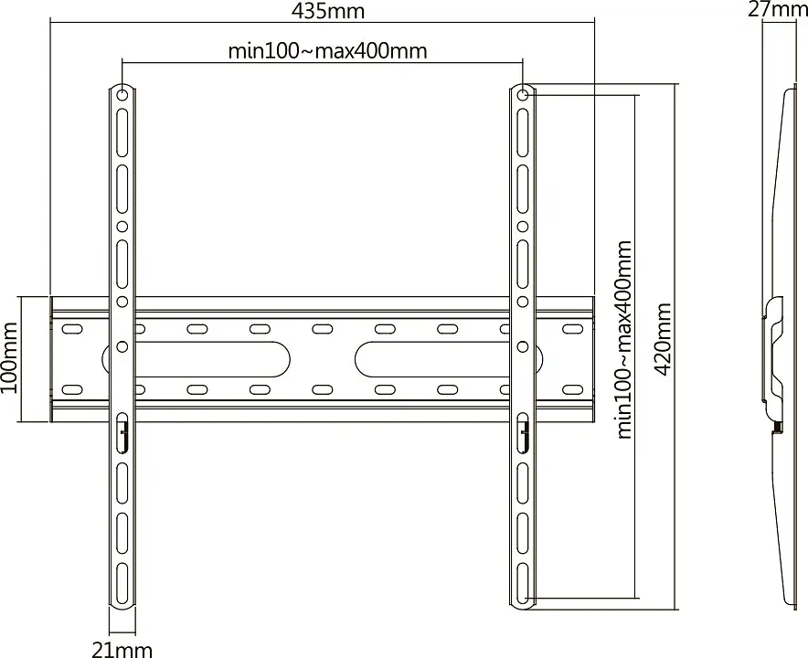 Крепление для телевизора UniBracket BZ03-40 26 - 55'' [32197] - фото 6