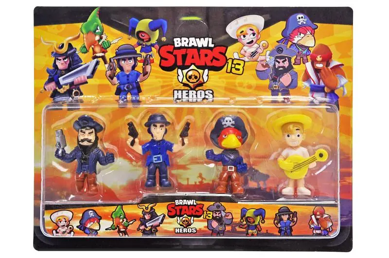 Набір ігрових фігурок персонажі відеоігри Brawl Stars 191053 30х20,5см.