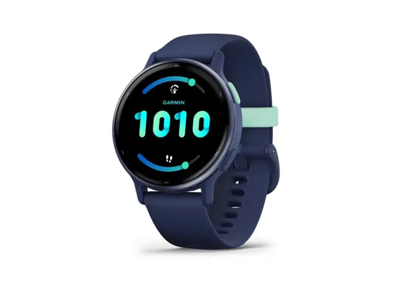 Смарт-годинник Garmin vivoactive 5 Metallic Navy Aluminum Bezel with Navy Case and Silicone Band (010-02862-12) - фото 5
