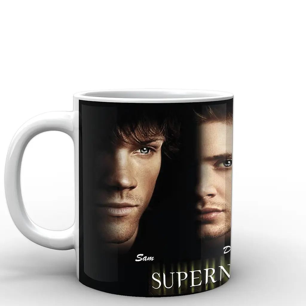 Кружка GeekLand Supernatural Sam Dean Castiel SN.02.006 330 мл белая - фото 2