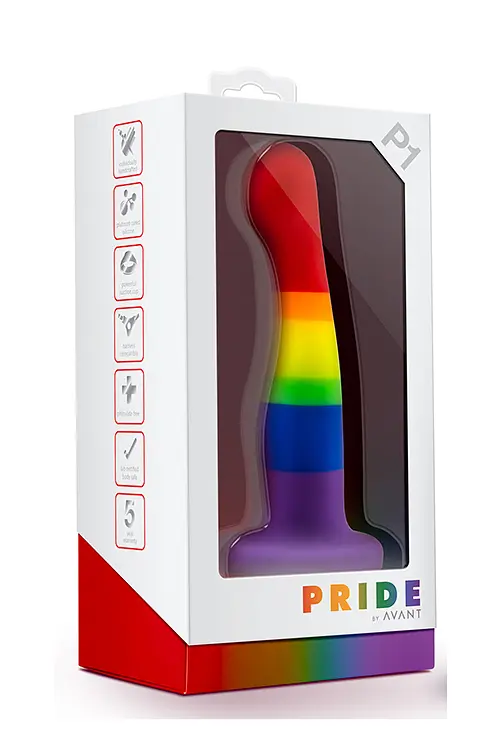Фалоімітатор Blush Avant Pride P1 15.2 см мульти - фото 8