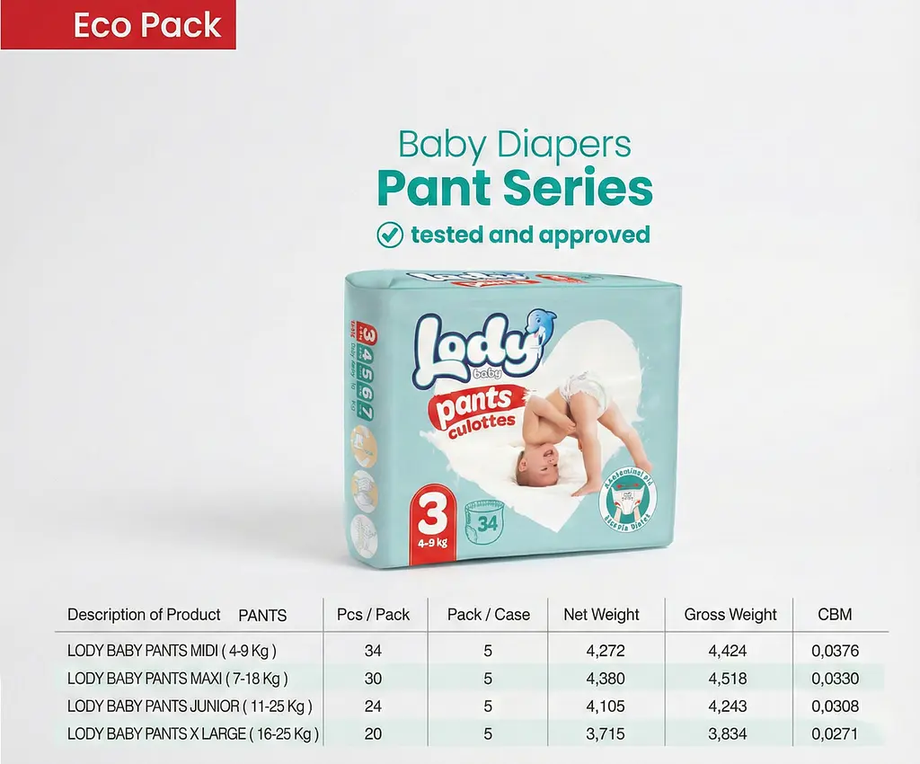 Підгузки-трусики дитячі Lody Baby Pants Culottes maxi 4 (7-18 кг) 30 шт. дихаючі - фото 3