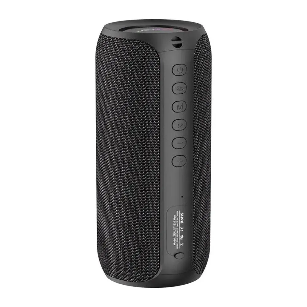 Портативна bluetooth колонка Zealot S32 Max з LED підсвічуванням чорний - фото 2