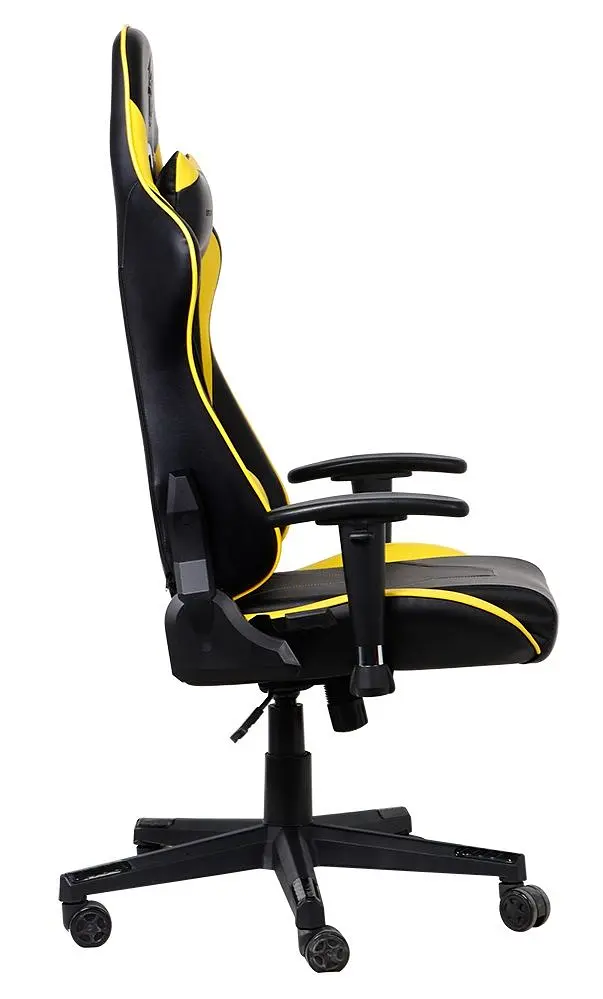 Крісло для геймерів 1stPlayer FK2 Black/Yellow (FK2-BKYE) - фото 6