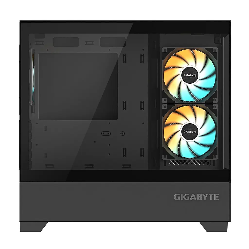 Корпус Gigabyte C201 Panoramic Tempered Glass Black без БЖ (GB-C201P) - фото 4