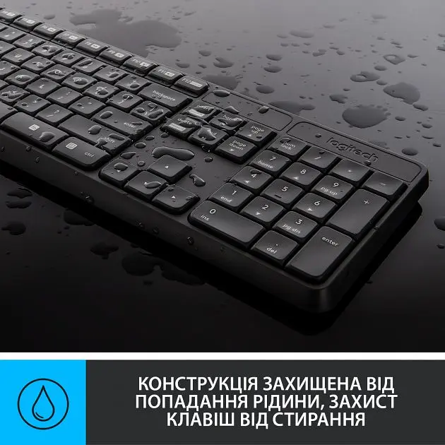 IT набор Logitech MK235 Wireless Combo, US (920-007931) (6836267) - фото 3