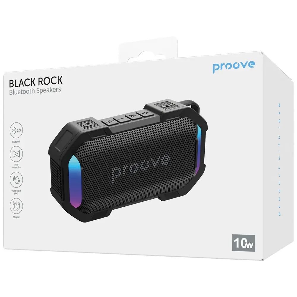 Портативна Акустика Proove Black Rock 10W (APP) - фото 2