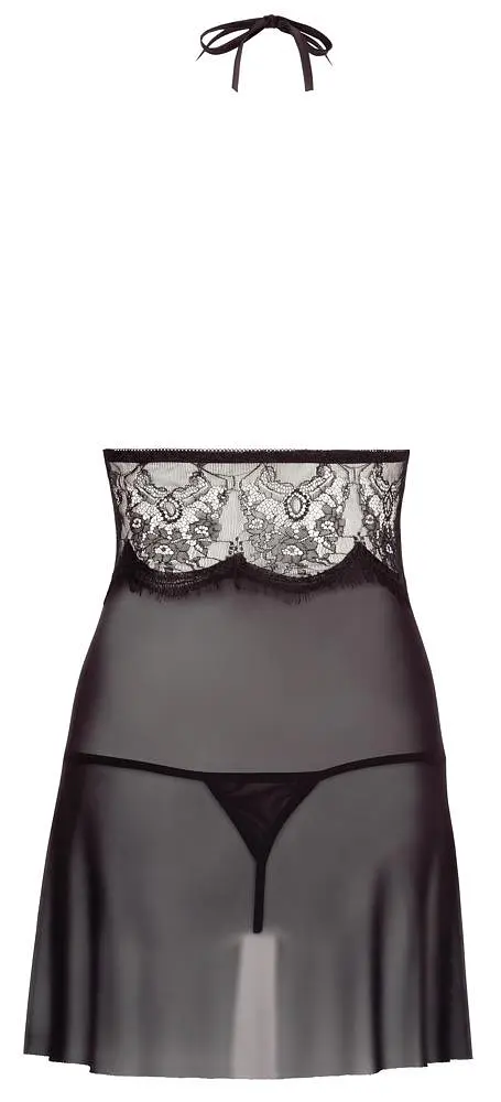 Комплект Cottelli Collection Lingerie Chemise Set XL чорний - фото 7