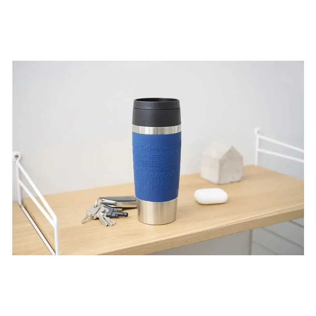 Термокружка Tefal Travel Mug Classic, 360мл, нержавіюча сталь, синій (N2020310) - фото 11