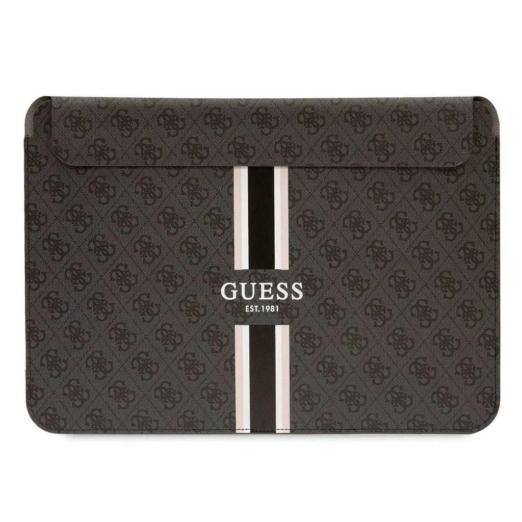 Чехол для ноутбука Guess PU 4G Printed Stripes 13/14 Black (57983114176) - фото 2